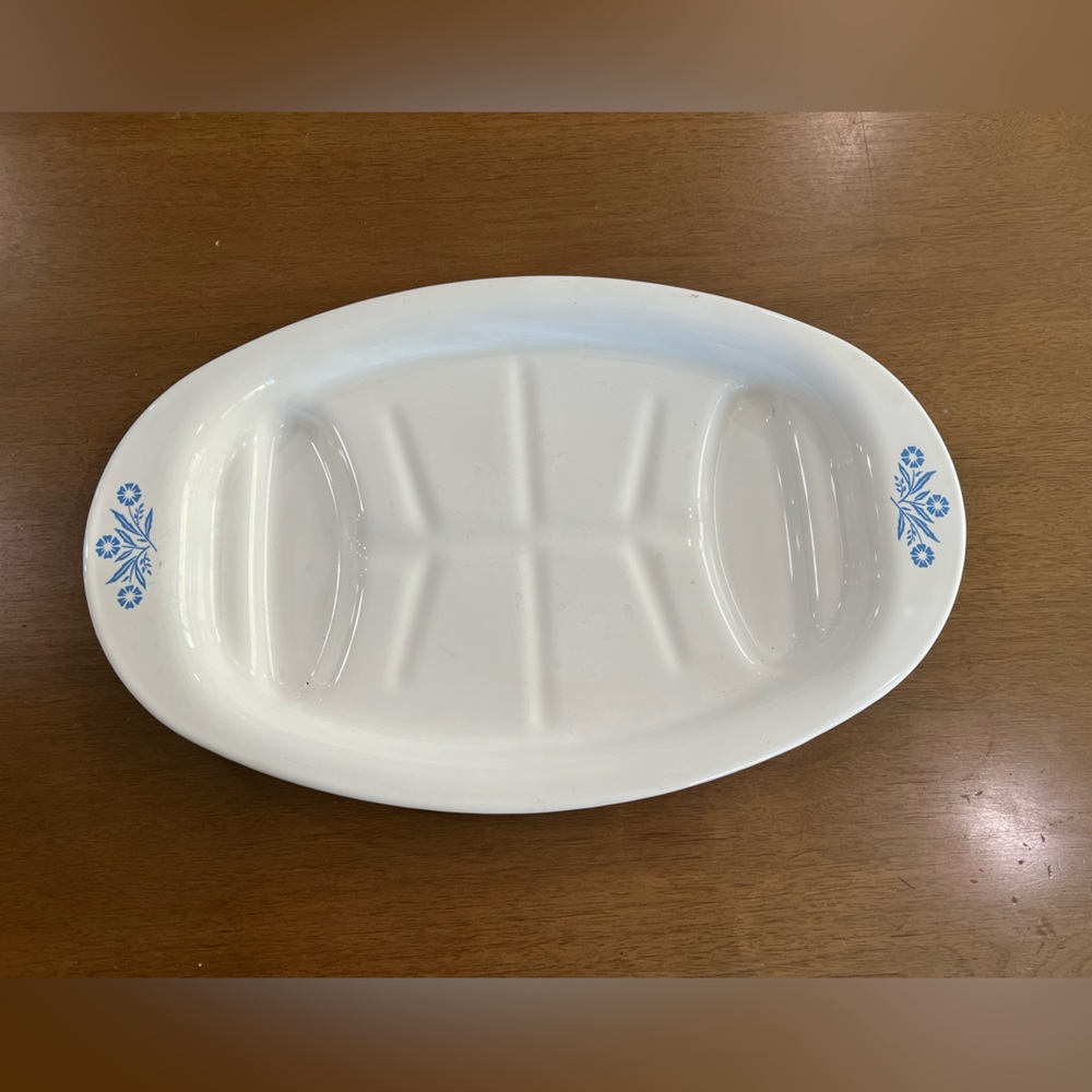 CORNING WARE Cornflower Blue P-19 Platter